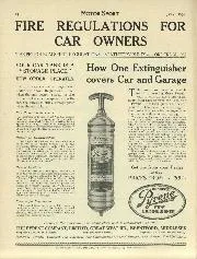 FIRE REGULATIONS FOR CAR OWNERS - Left