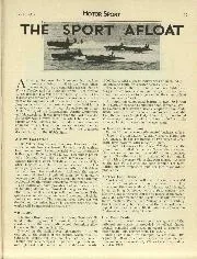 THE SPORT AFLOAT - Left