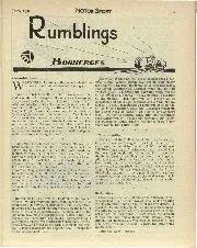 Rumblings, July 1932 - Left