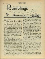 Rumblings, July 1933 - Left