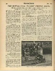 THE MOTOR-CYCLE TOURIST TROPHY RACES. - Left