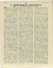 A SUPERCHARGED ROLLS-ROYCE - Left