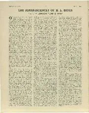 The reminiscience of H.L. Biggs - Left