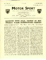 Raymond Mays (E.R.A.) Fastest at Wet Shelsely Walsh International Meeting - Left