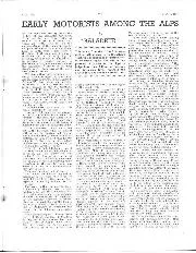 Early Motorists Among The Alps - Left