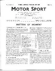 MATTERS OF MOMENT, July 1958 - Left