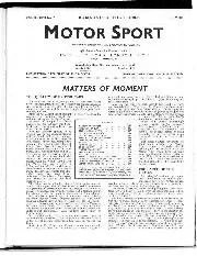 Matters Of Moment, July 1961 - Left