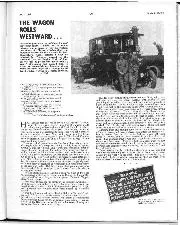 The wagon rolls westward... - Left