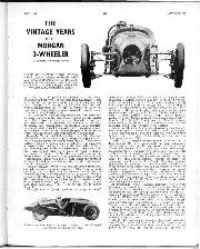 The vintage years of the Morgan 3-wheeler - Left