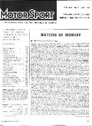 Matters of moment, July 1973 - Left