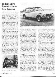 Sixteen-valve Dolomite Sprint from Triumph - Left