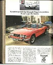 Keeping up with the Triumph Stag is no problem if you've got the money - Left