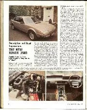 Description and Road Impressions - The new Rover 3500 - Left