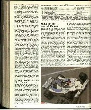 Notes on the cars at Monaco - Left