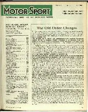 The old order changes - Left