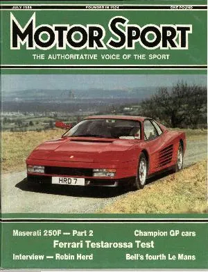 Cover image for July 1986