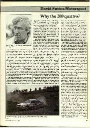 Why the 200 quattro? - Left