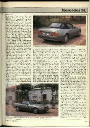 Road impressions:  Mercedes SL - Right