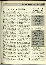 Cars in Books, July 1989 - Left