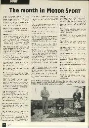 The month in Motor Sport - Left