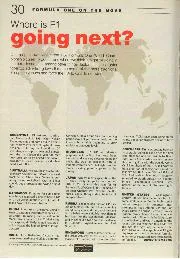 Where is f1 going next? - Left