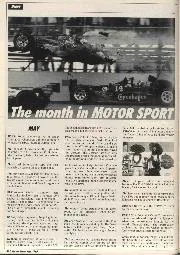 The month in Motor Sport - Left