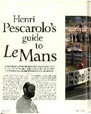 Henri Pescarolo's guide to Le Mans - Left