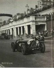 Forrest Lycett and his amazing 8-litre Bentley - Left