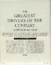 The Greatest drivers of the century - a personal view - Left