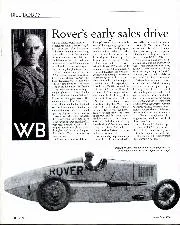Rover's early sales drive - Left