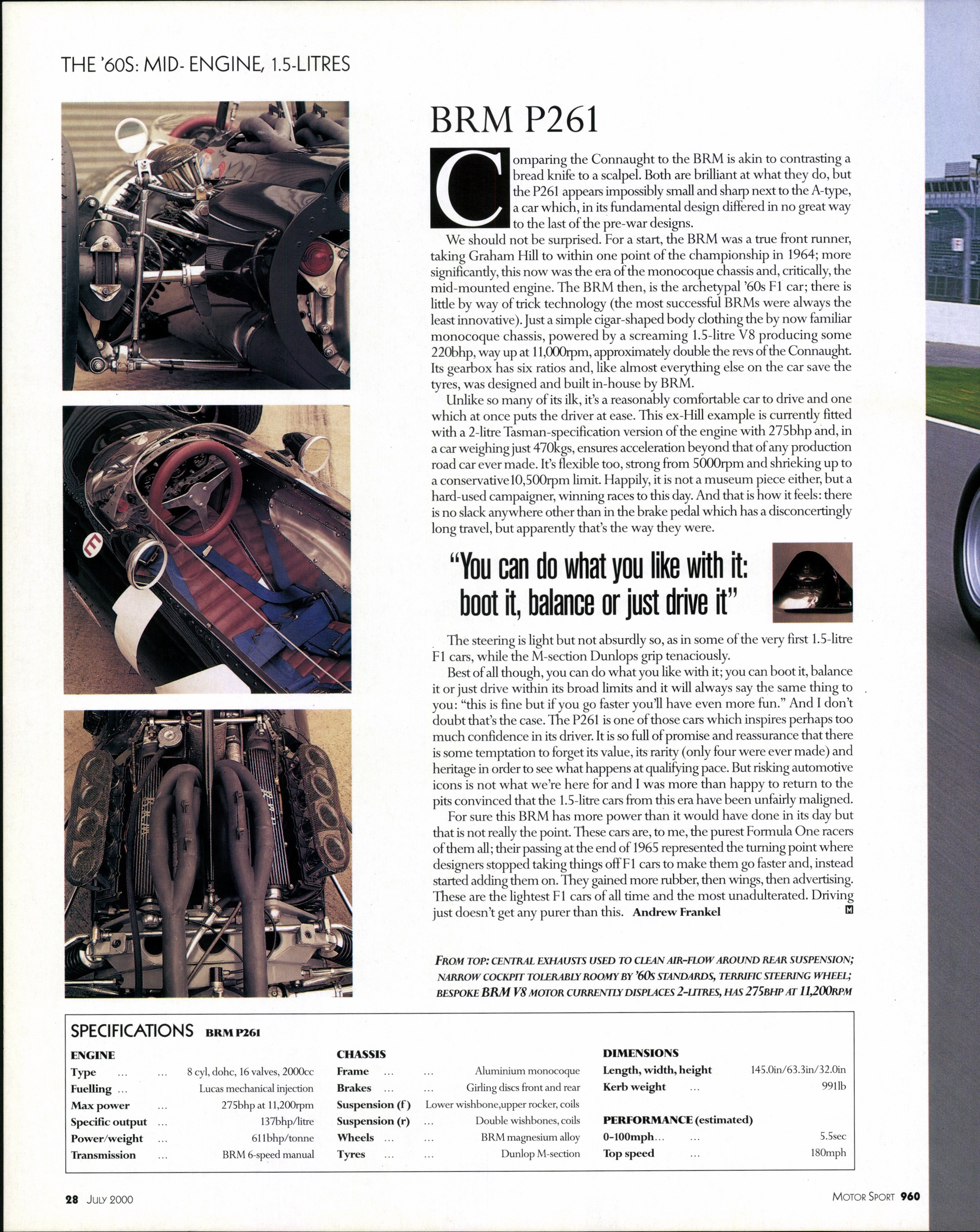 Castrol R July 2000 - Motor Sport Magazine