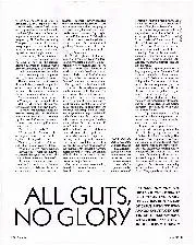 All guts, no glory - Left