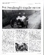 Eric Fernihough's singular success - Left