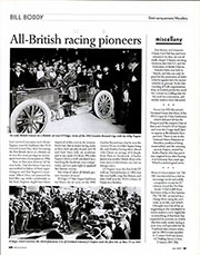 All-British racing pioneers - Left