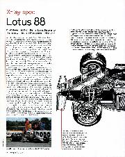 X-ray spec: Colin Chapman's Lotus 88 - Left