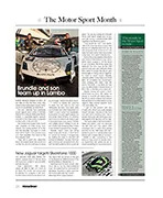 Brundle and Son team up in Lambo - Left