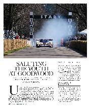 Saluting the youth at Goodwood - Left