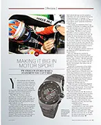 Making it big in motor sport - Left
