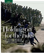 Holding on for the ride - Right