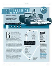 Fittipaldi's final F1 win - Left