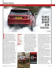 Range Rover Sport SVR - Left