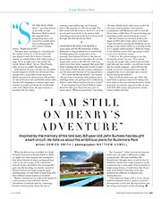 “I am still on Henry’s adventure” - Right