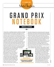 Grand Prix notebook: Russia & Spain - Left