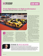 From high finance to high performance - Left