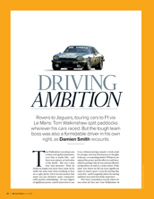Tom Walkinshaw's driving ambition - Left