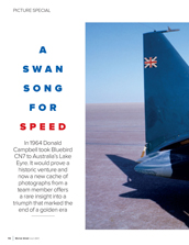 Donald Campbell's Bluebird on Lake Eyre: a swansong for speed - Left