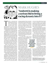 'Andretti is serious about a bid to bring a racing dynasty into F1': Mark Hughes - Left