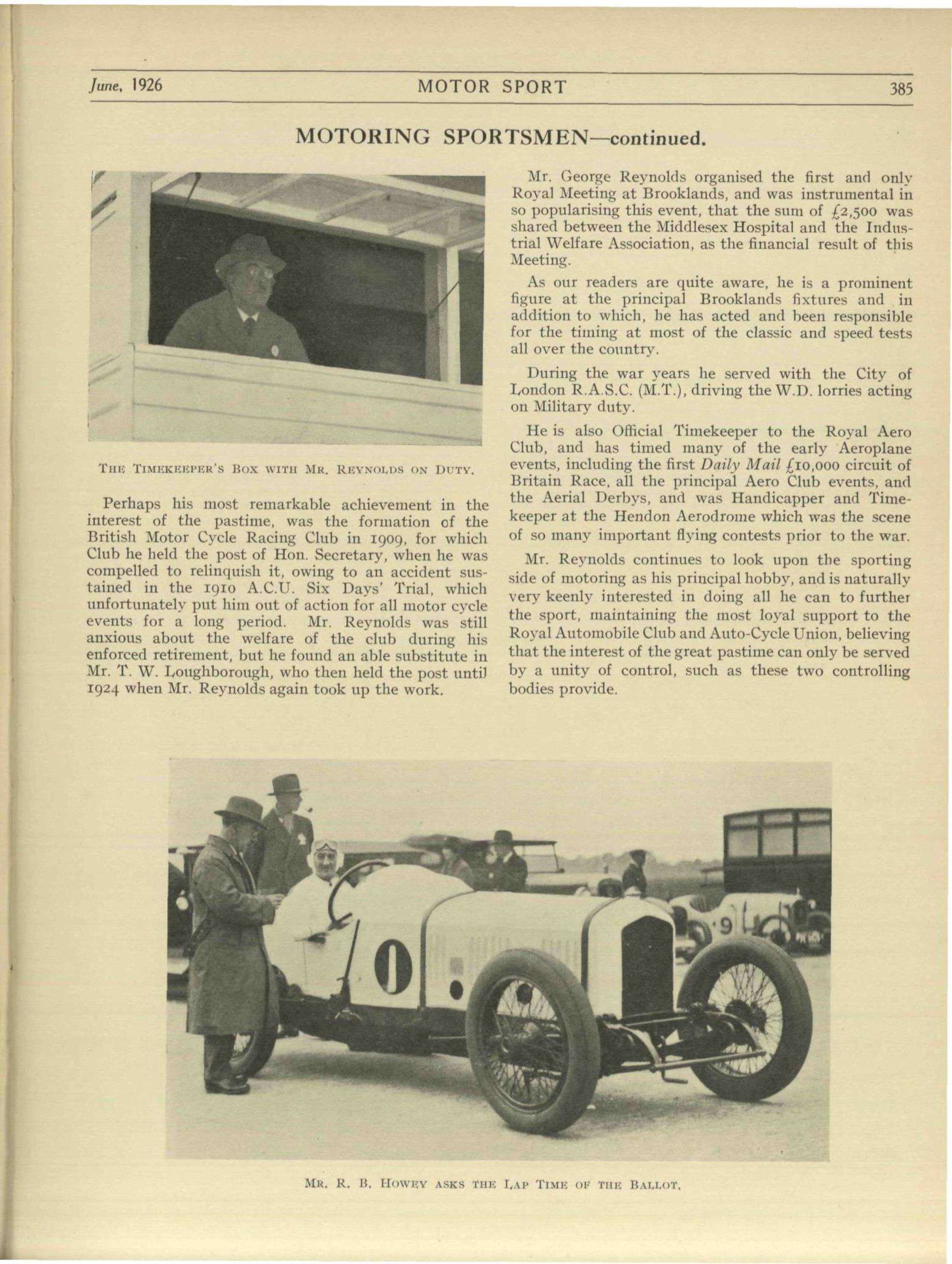 June 1926 - Motor Sport Magazine