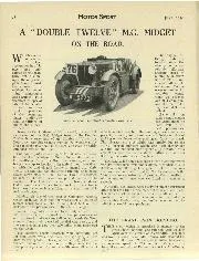 A “DOUBLE TWELVE” M.G. MIDGET - Left