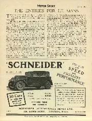 THE ENTRIES FOR LE MANS - Left